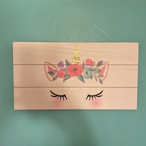 unicorn wall decor picture